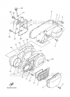 CARTER   MOTEUR 1 pour Yamaha YP250R de 2003