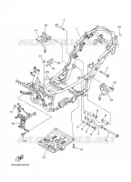 CADRE pour Yamaha YP250R de 2003