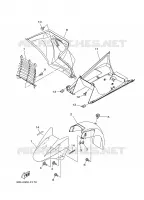 GARDE BOUE pour Yamaha YP400A de 2008