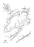 COUVERCLE LATERAL pour Yamaha YP400A de 2008