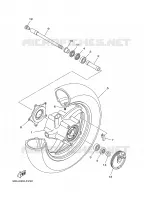 ROUE AVANT pour Yamaha YP400A de 2008