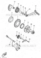 DEMARREUR pour Yamaha YQ50 de 1997