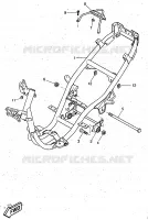 CADRE pour Yamaha YQ50 de 1997