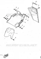 GARDE BOUE pour Yamaha YQ50 de 1997