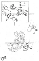 ETRIER DE FREIN AVANT pour Yamaha YQ50 de 1997