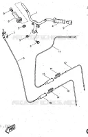 GUIDON ET CABLES pour Yamaha YQ50 de 1997