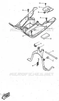 SUPPORT / REPOSE PIEDS pour Yamaha YQ50 de 1997