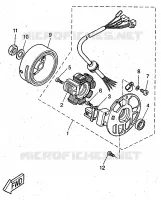 ALLUMAGE pour Yamaha YQ50 de 1997