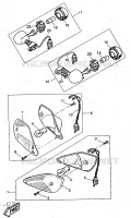 CLIGNOTANT pour Yamaha YQ50 de 1997