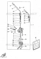 CARBURATEUR pour Yamaha YQ50 de 1997