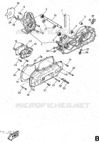 CARTER MOTEUR pour Yamaha YQ50 de 1997