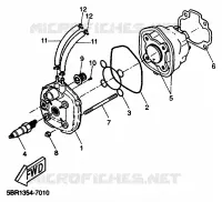 CYLINDRE pour Yamaha YQ50 de 1999