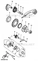 DEMARREUR pour Yamaha YQ50 de 1999