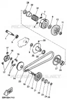 EMBRAYAGE DE DEMARREUR pour Yamaha YQ50 de 1999
