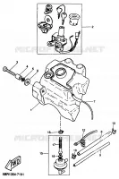RESERVOIR A ESSENCE pour Yamaha YQ50 de 1999