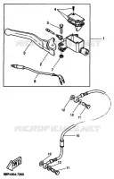 MAITRE CYLINDRE AVANT pour Yamaha YQ50 de 1999