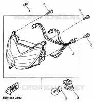 PHARE  pour Yamaha YQ50 de 1999