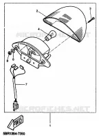 FEU ARRIERE pour Yamaha YQ50 de 1999