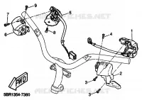 COMMODO / LEVIER pour Yamaha YQ50 de 1999