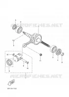 VILEBREQUIN / PISTON pour Yamaha YQ50 de 2005