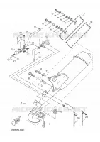 ECHAPPEMENT pour Yamaha YQ50 de 2005