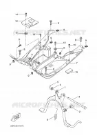 SUPPORT / REPOSE PIEDS pour Yamaha YQ50 de 2005