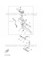 MAITRE CYLINDRE DE FREIN ARRIERE pour Yamaha YQ50 de 2005