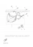 PHARE  pour Yamaha YQ50 de 2005