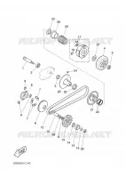 EMBRAYAGE DE DEMARREUR pour Yamaha YQ50 de 2005