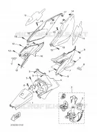 COUVERCLE LATERAL pour Yamaha YQ50 de 2005