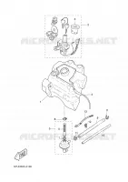 RESERVOIR A ESSENCE pour Yamaha YQ50 de 2005