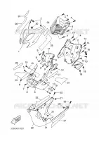 PROTEGE JAMBES pour Yamaha YQ50 de 2005