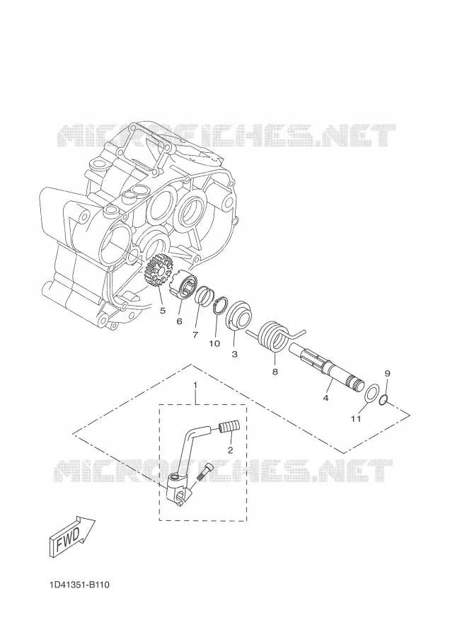 DEMARREUR Yamaha MOTO 50 2004 DTR  DT50RSM
