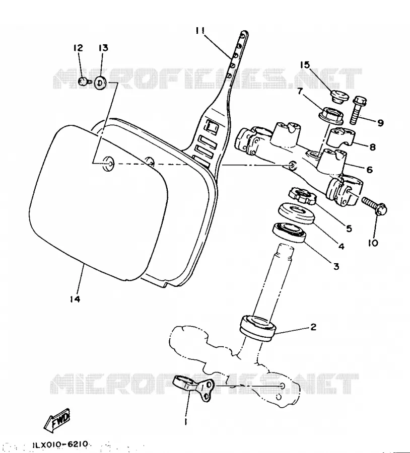DIRECTION Yamaha MOTO 125 1986 YZ  YZ125S