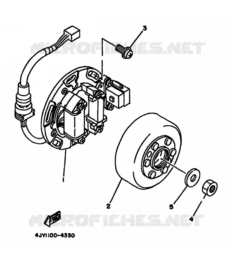 ALLUMAGE Yamaha MOTO 125 1994 YZ  YZ125