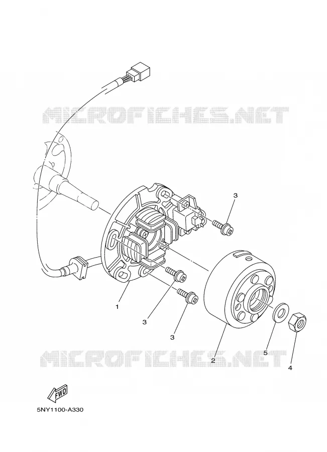 ALLUMAGE Yamaha MOTO 125 2002 YZ  YZ125