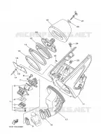 ADMISSION pour Yamaha YZ125 de 2005