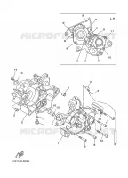CARTER MOTEUR pour Yamaha YZ125 de 2005