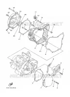 CARTER   MOTEUR 1 pour Yamaha YZ125 de 2005