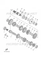 TRANSMISSION pour Yamaha YZ125 de 2005