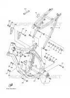 CADRE pour Yamaha YZ125 de 2005