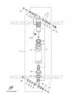 AMORTISSEUR ARRIERE pour Yamaha YZ125 de 2005