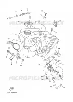 RESERVOIR A ESSENCE pour Yamaha YZ125 de 2005