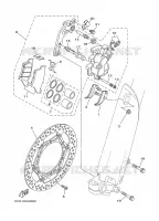 ETRIER DE FREIN AVANT pour Yamaha YZ125 de 2005