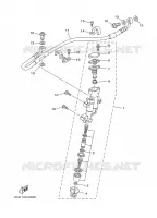 MAITRE CYLINDRE DE FREIN ARRIERE pour Yamaha YZ125 de 2005
