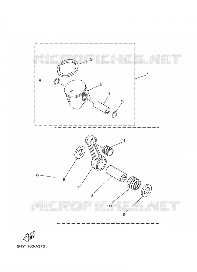 PIÈCES OPTIONNELLES 1 Yamaha MOTO 125 2009 YZ  YZ125