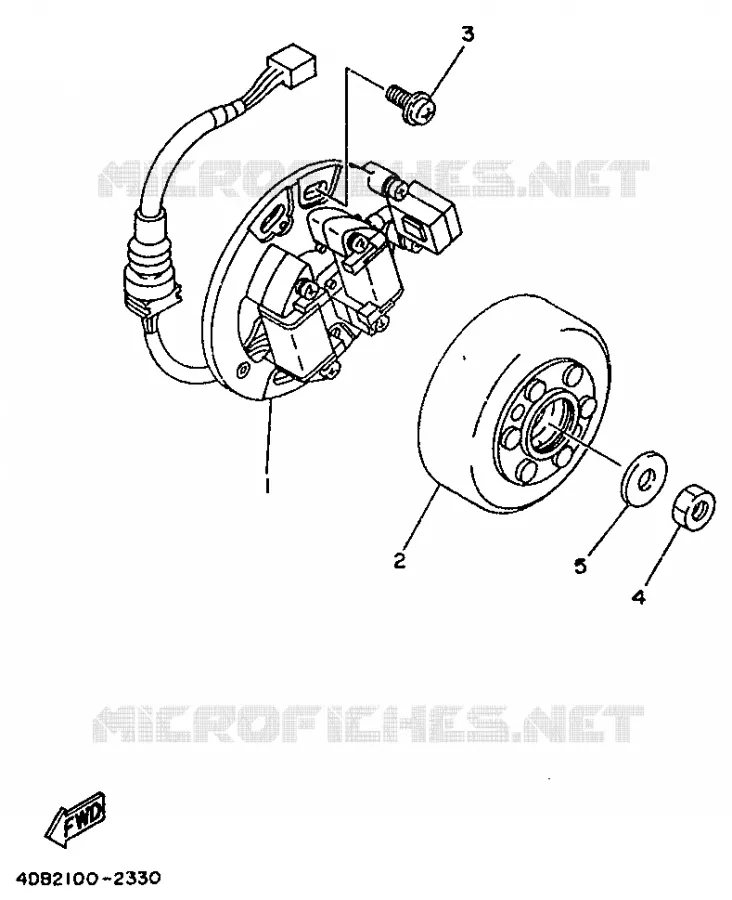 ALLUMAGE Yamaha MOTO 125 1993 YZ  YZ125E