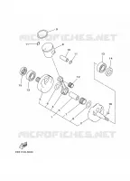 VILEBREQUIN / PISTON pour Yamaha YZ125J de 1997