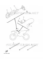 PARTIE ELECTRIQUE 1 pour Yamaha YZ125J de 1997