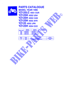 * CATALOG PREFACE * pour Yamaha YZ125LC de 1996
